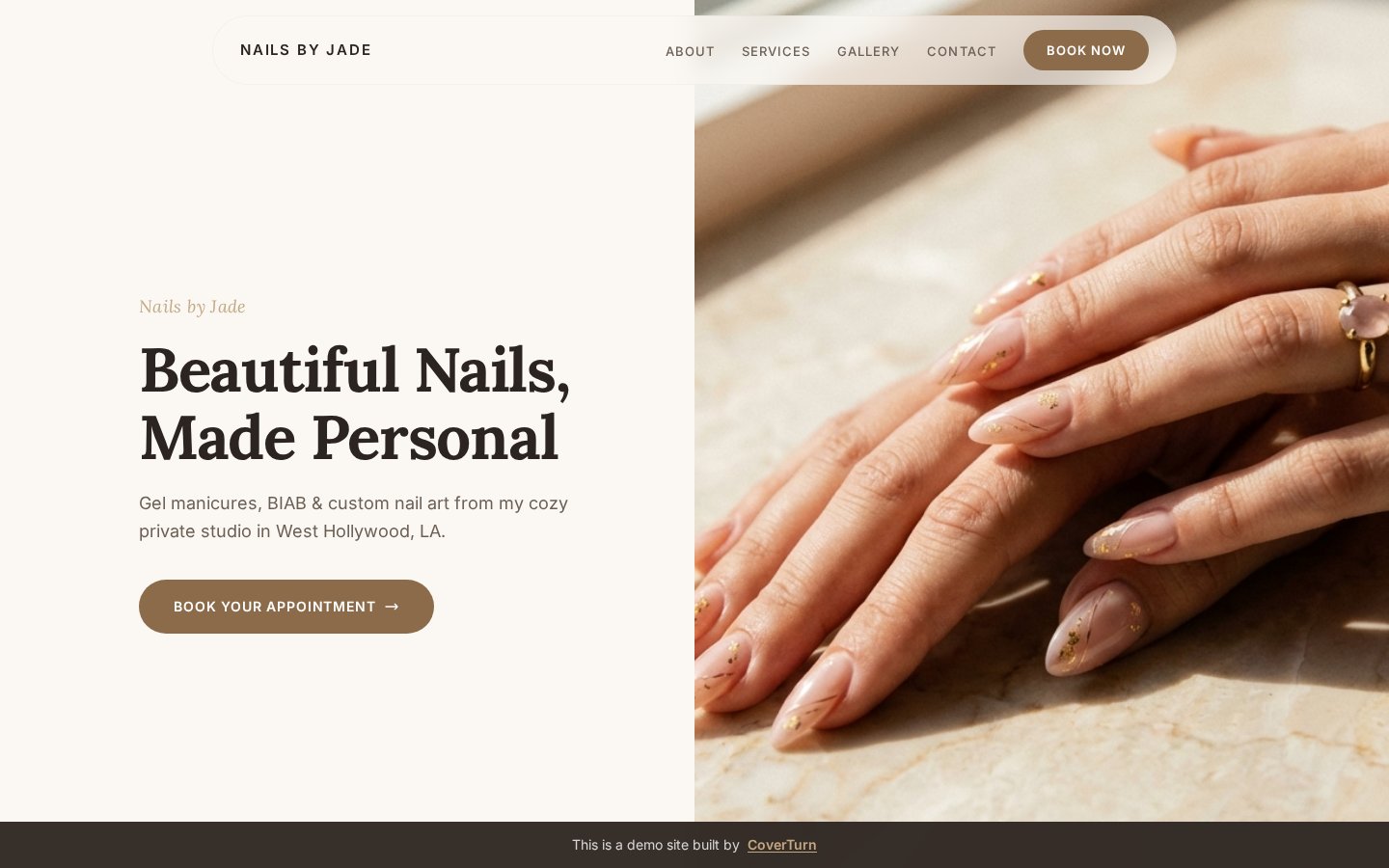Nail tech demo preview